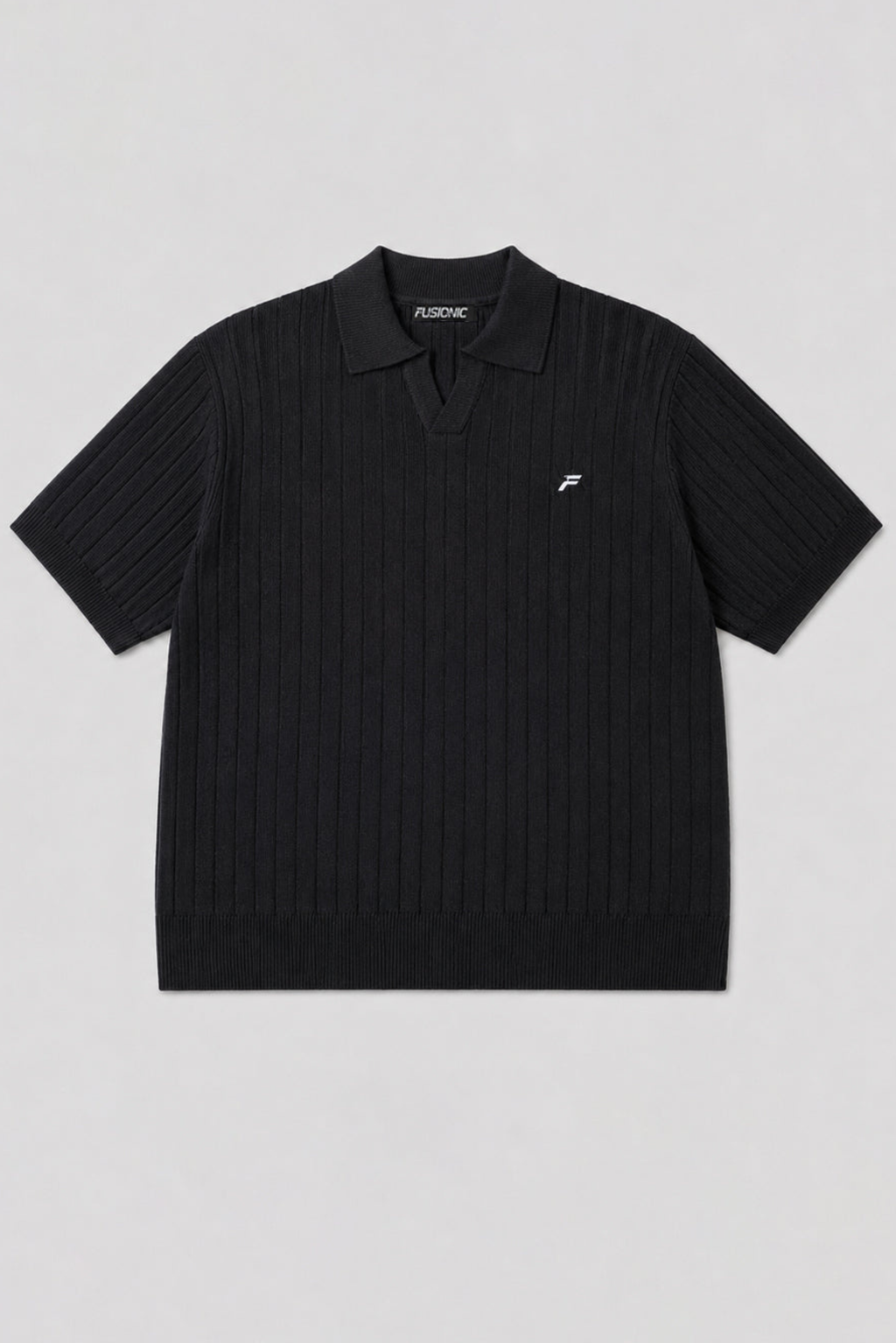 Black Drop Needle Knit Men